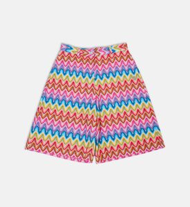 All-over Zigzag-print Shorts