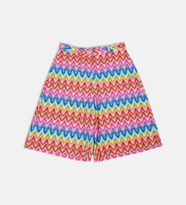 All-over Zigzag-print Shorts