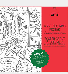 ملصق تلوين كبير دبي
