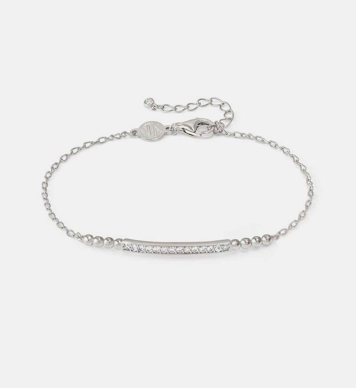 Lovecloud Cubic Zirconia Silver Bracelet