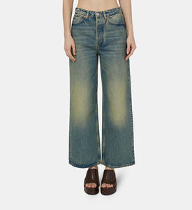 بنطال عالي الخصر مستوحى من طراز قديم