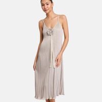 Love Joy Pleated Midi Gown