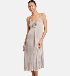 Love Joy Pleated Midi Gown Love Joy Pleated Midi Gown