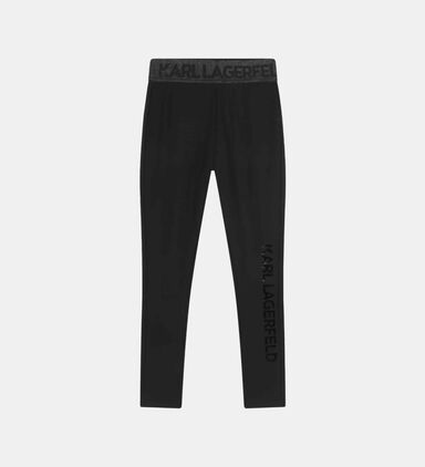 Logo Artwork Metallic Leggings