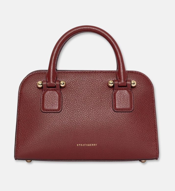 Strathberry Bag Georgia Mini, Dark-brown, Packshot View