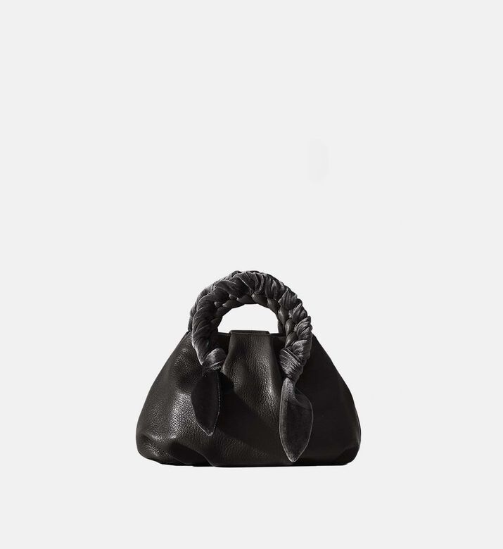 Bombon Velvet Foulard Handbag
