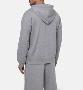 MM6 Label Patch Long-sleeve Sweatshirt, Model View