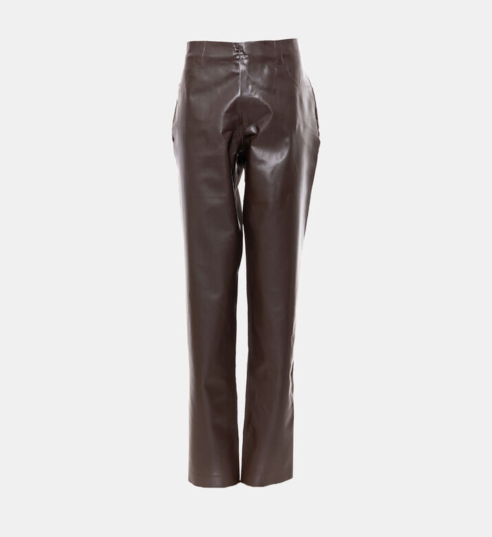 Two-tone High-waist Pants