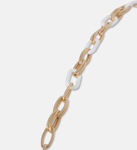 Weill Two-tone Textured Link Necklace, Packshot View