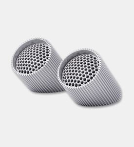 Lexon Design Ray Magnetic Bluetooth Speakers, Silver, Packshot View