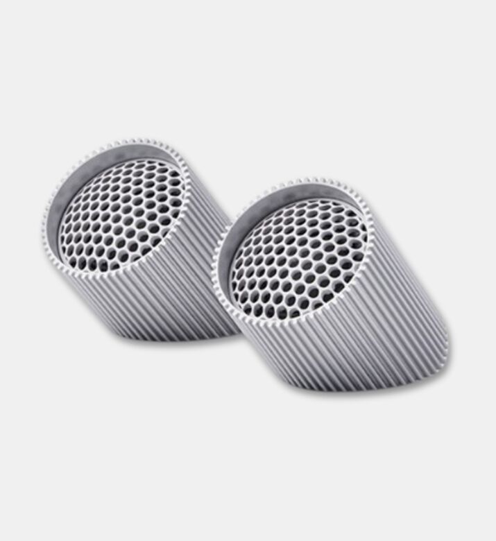 Lexon Design Ray Magnetic Bluetooth Speakers, Silver, Packshot View