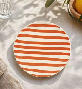 Easy Life Ceramic Hand-painted Side Plate, Model View