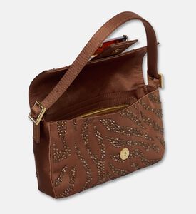 Gedebe Ramage Satin Handbag, Brown, Packshot View
