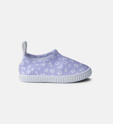 Lila Leopard-print Water Shoes