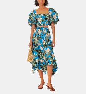 قميص أنثوريوم غاردن قصير قطن عضوي