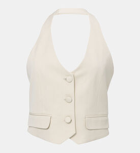 Good Buttoned Sleeveless Jacket