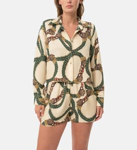 قميص سيلين ميستيك بصف أزرار