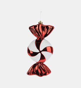 Home Deco and More Xmas Ball Candy Small Red, Packshot View