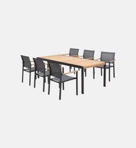 طاولة طعام عنبر مع 8 كراسي