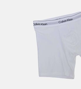 Calvin Klein Casual Logo-print 3-pack Boxers, White, Xxl, Packshot View