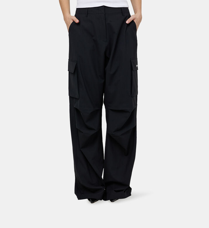 Tailored Wide Leg Cargo Pants