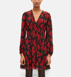 The Kooples All-over Floral-print Long-sleeve Dress, Model View