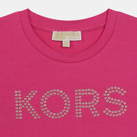 Studded Logo Short-sleeved T-shirt