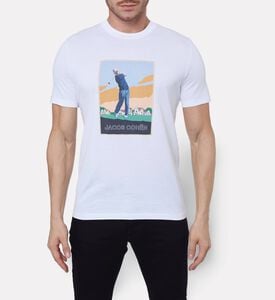 Jacob Cohen Graphic-print Crewneck T-shirt, Model View