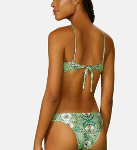 قطعة بيكيني سفلية بنقشة غرافيك مستوحات من المحيط الهادئ
