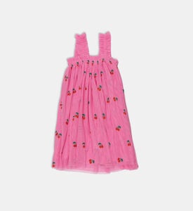 Embroidered Sleeveless Flared Dress Embroidered Sleeveless Flared Dress