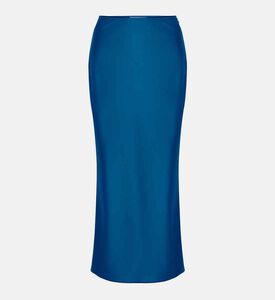 تنورة طويلة ضيقة ساتان