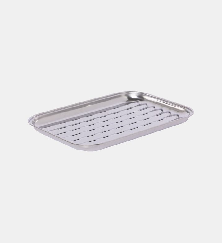 Barbecook Stainless Steel Reusable Grill Pan, Packshot View
