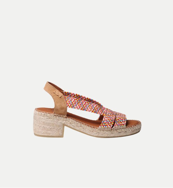 Toni Pons Dalyn Raffia Leather Platform Wedge Sandals, Multicolor, Eu-39, Packshot View