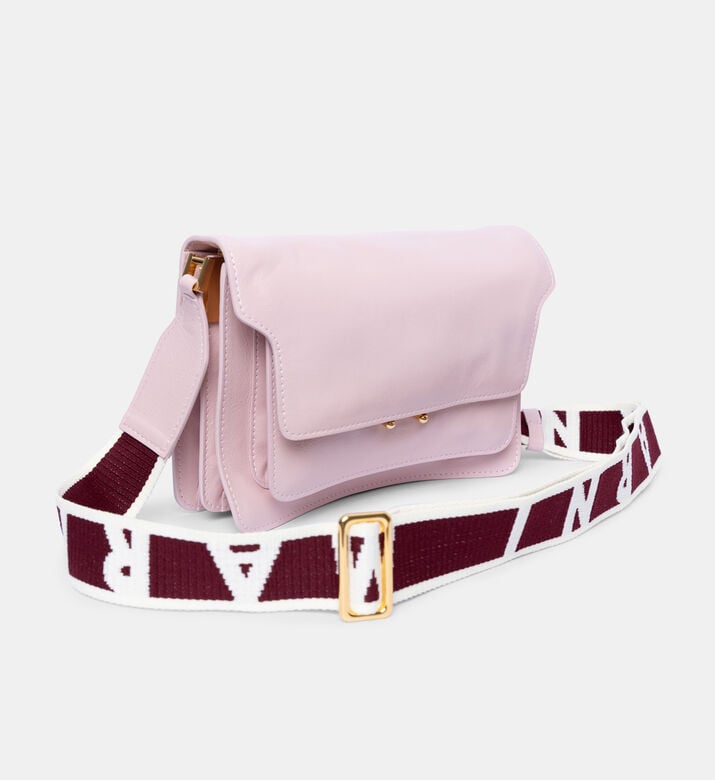 Trunk Medium Leather Shoulder Bag Trunk Medium Leather Shoulder Bag