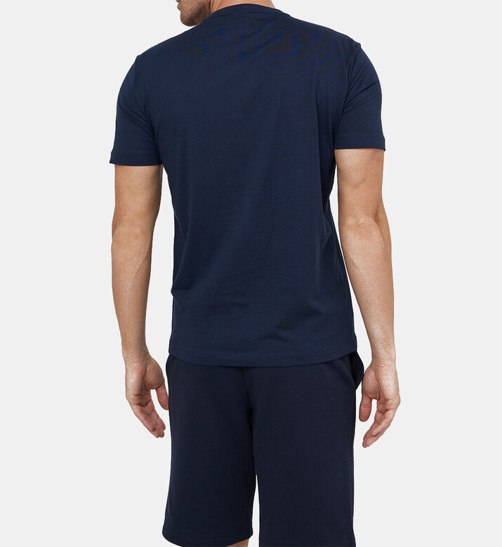 تيشيرت قطن بطبعة شعار