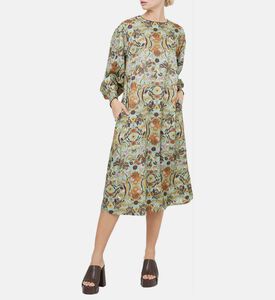 Paisley Flowing Long Caftan Dress