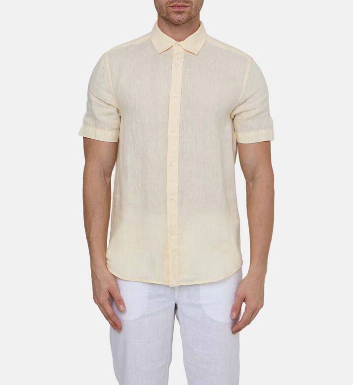 Linen Short-sleeve Shirt