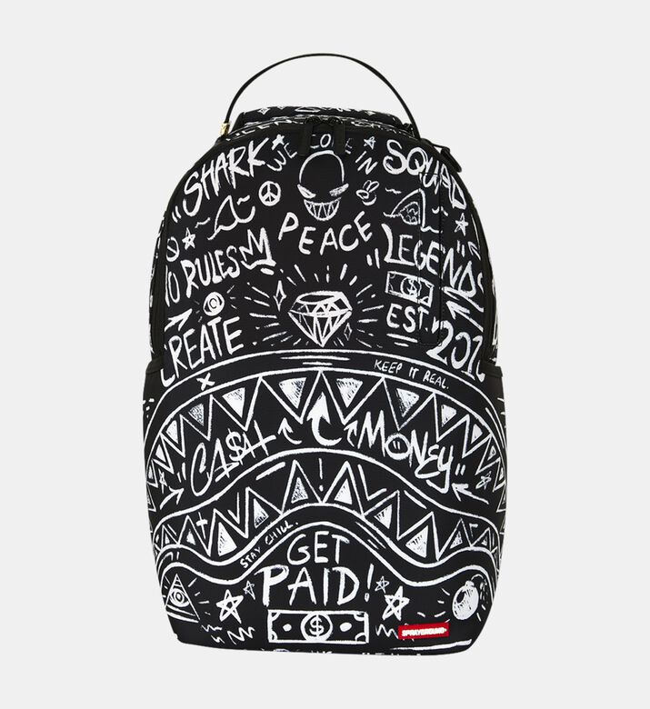 Sprayground Crazy Thoughts Dlxsr Backpack, Packshot View