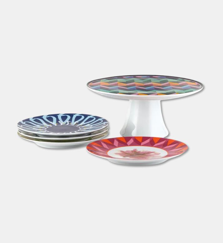 Silsal Plates Dessert S4 Cake Stand, Packshot View