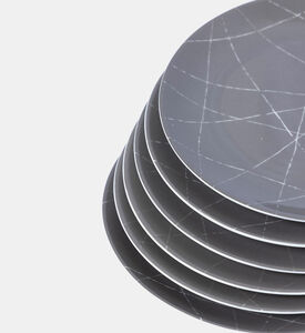 Home Deco and More Grafik Dessert Plate 6-piece Set - 21 Cm, Packshot View