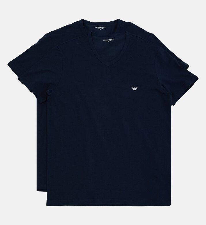 Logo-detail 2-pack V-neck Short-sleeve T-shirts