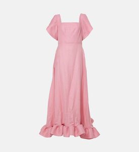 Savanna Dress Flora Full, Pink, L, Packshot View