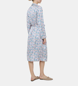 روب بوليستر مزين بأزهار