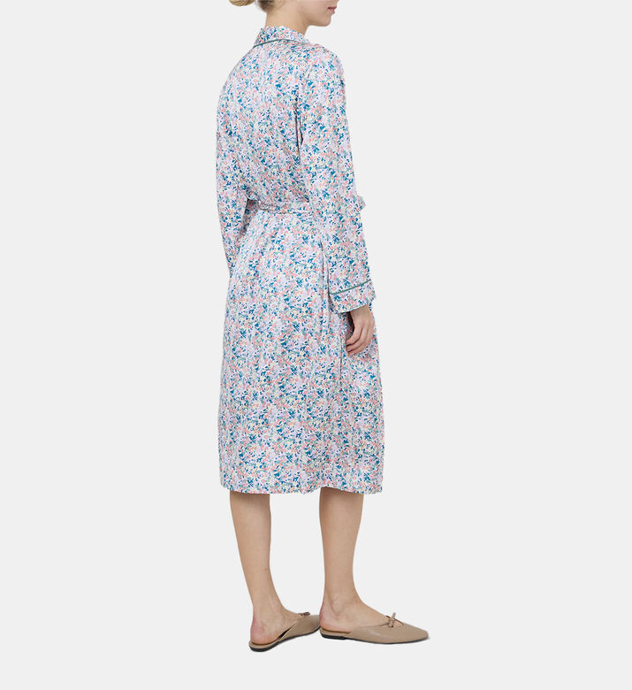 روب بوليستر مزين بأزهار