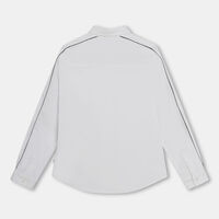 Boy Contrast Piping Poplin Shirt