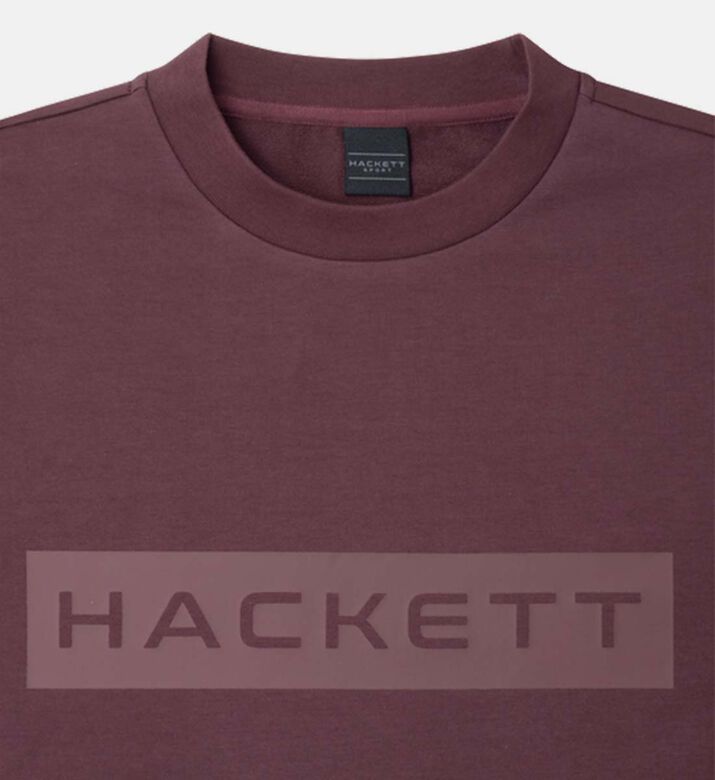 سترة من القطن بطبعة شعار الماركة