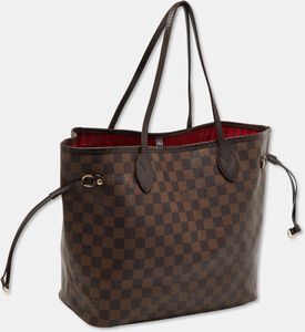 Louis Vuitton Preowned Louis Vuitton Damier Ebene Canvas Neverfull Bag, Packshot View