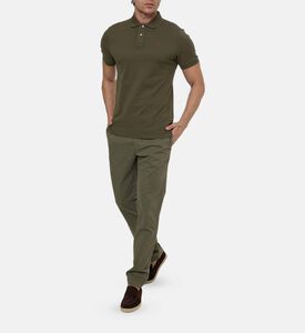 Hackett London Polo Slim, Green, S, Model View