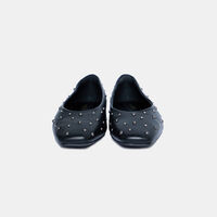 Stud-embellished Ballet Flats