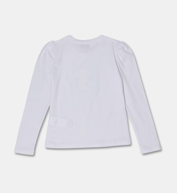 Moschino Kids Crystal-stud Teddy Long-sleeve T-shirt, Packshot View